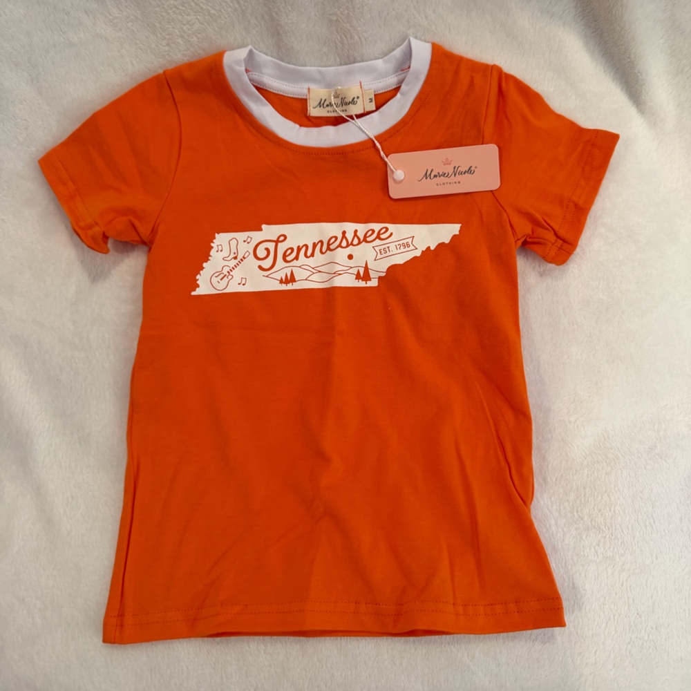 Marie Nicole Orange Tennessee Kids Tee